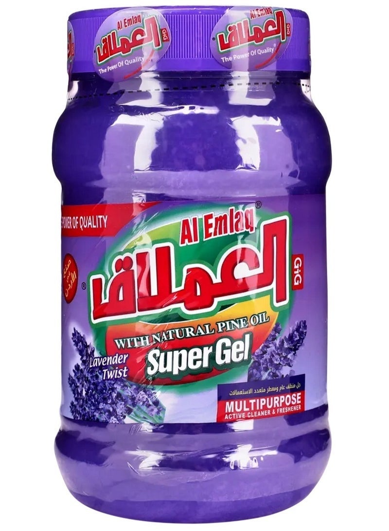 العملاق جل الإملاك الفائق المعطر باللافندر 1 كجم | منظف مركز متعدد الأغراض | للاستخدام في الأرضيات والحمامات | انتعاش زهري يدوم طويلاً - Image 1
