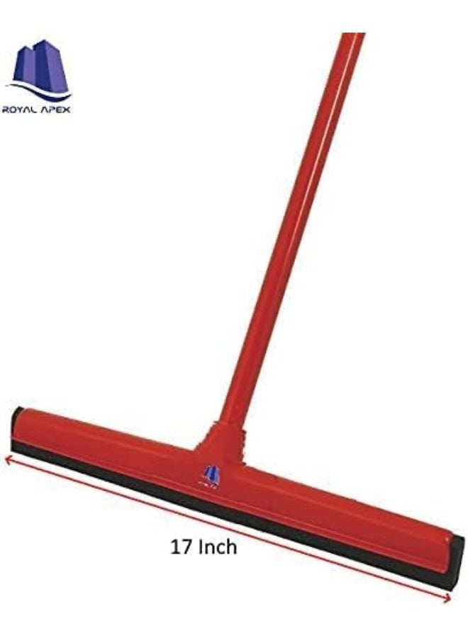Royal Apex Classic Pvc Boady Floor Water Wiper With Wooden Handle For Home, Kitchen, Offices 17 Inch (Pack Of 1)  - Image 3