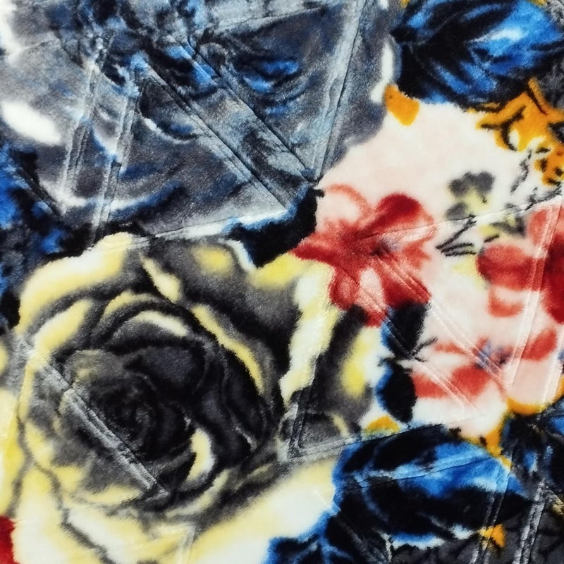 Status Contract Shital Blankets Double Bed Mink Blanket Single Ply for Extreme Winters Multicolor Circle Print Ultrasoft Lightweight Blanket Design 2 Double - Image 3