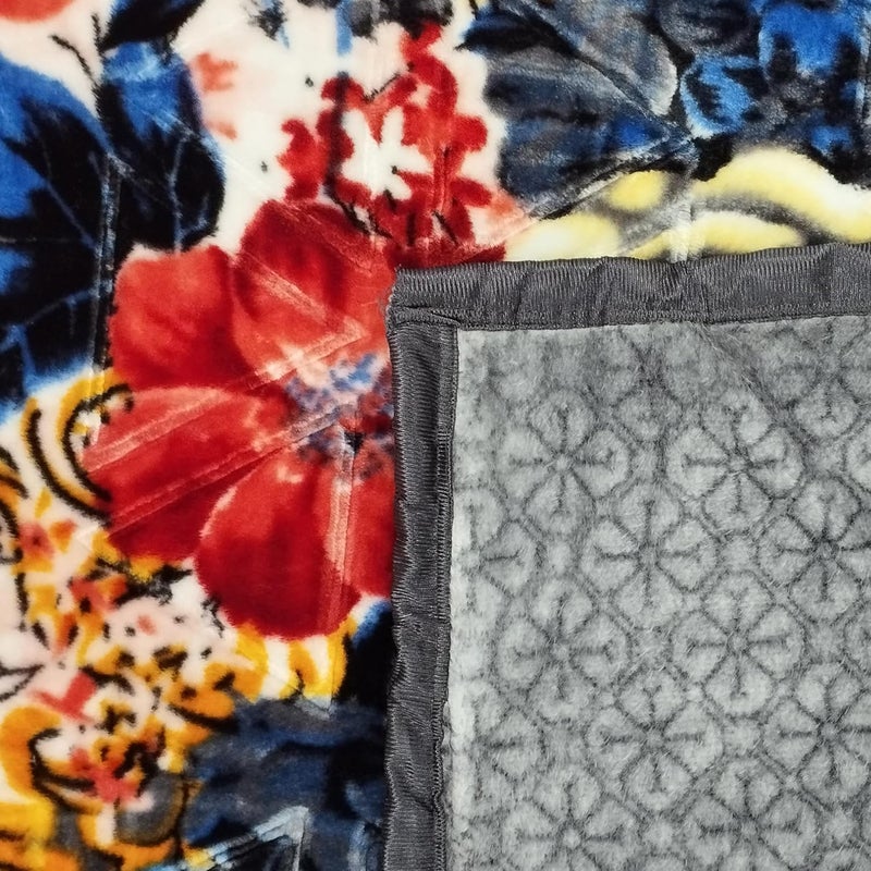 Status Contract Shital Blankets Double Bed Mink Blanket Single Ply for Extreme Winters Multicolor Circle Print Ultrasoft Lightweight Blanket Design 2 Double - Image 5