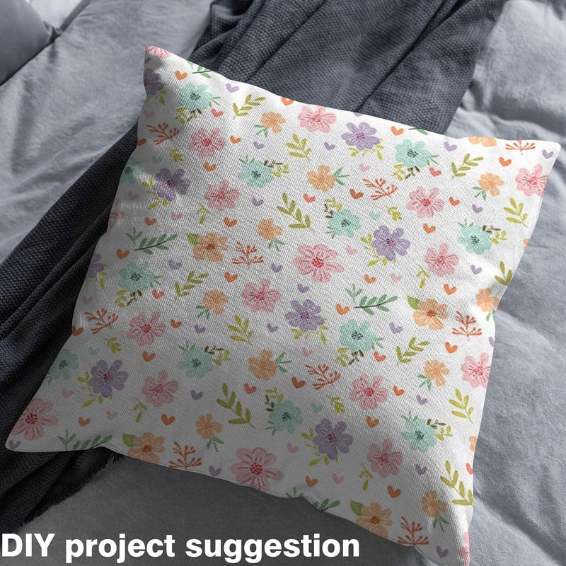 Global light sturdy raw material Erosebridal Colorful Flower Flannel Fabric by The Yard Soft 3 Yards Kids Cute Petal Floral Upholstery Fabric Romantic Love Heart Wildflower Decorative Country Garden Plant Leaves Decor (Not Stretchy) Versatile application Big & small space compatible Classic practical design Wide range usage design All temp range compatible build Standard fit Chemical free Modern versatile shape Reliable local delivery service Certified stocked merchandise Assorted color options Elegant practical design Yearly optimized delivery route All budget friendly options High precision lightweight material Ready post purchase fulfill Local market compliant trusted quality Global standard quality Budget friendly premium quality Trendy versatile build Climate adapted upgraded quality Field test upgraded craftsmanship Multi-color available build All-in-one local deliver plan - Image 5