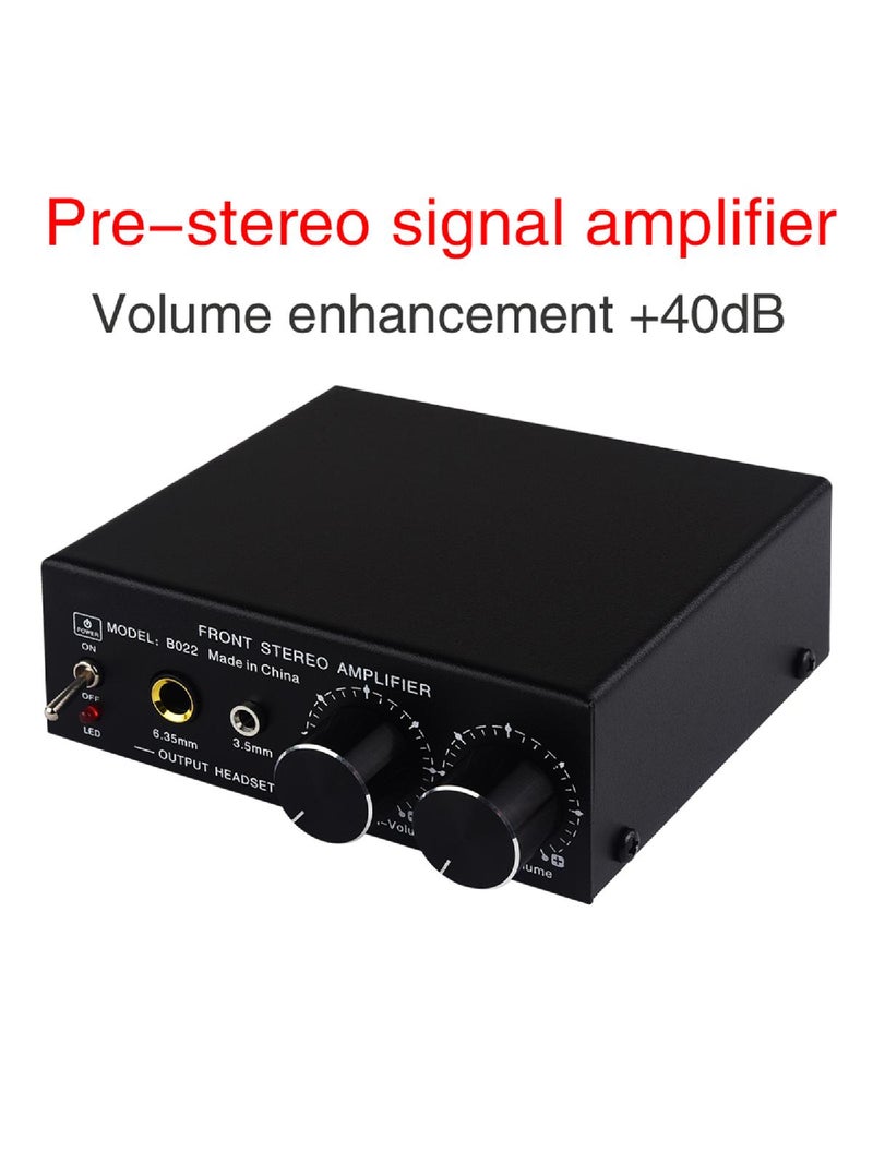 Headphones Speaker Booster, 2 In 3 Out Sound Signal Amplifier with Adjustment Double Sound Source - Image 4