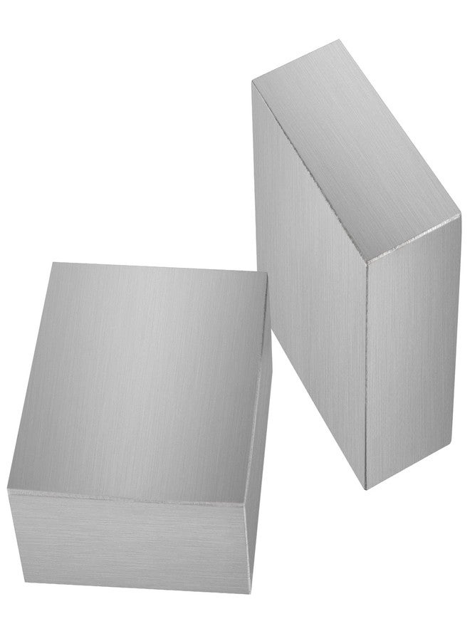 SHEUTSAN 2 PCS Steel Bench Block 2-1/2 x 2-1/2 Inches, Square Flat Anvil Jewelers Tool Metal Bench Block for Jewelry Making, Metal Stamping, Wire Flattening - Image 5