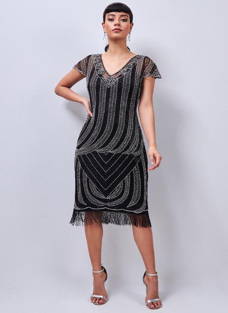 GATSBYLADY LONDON Dorothy Fringe Dress  - Image 1