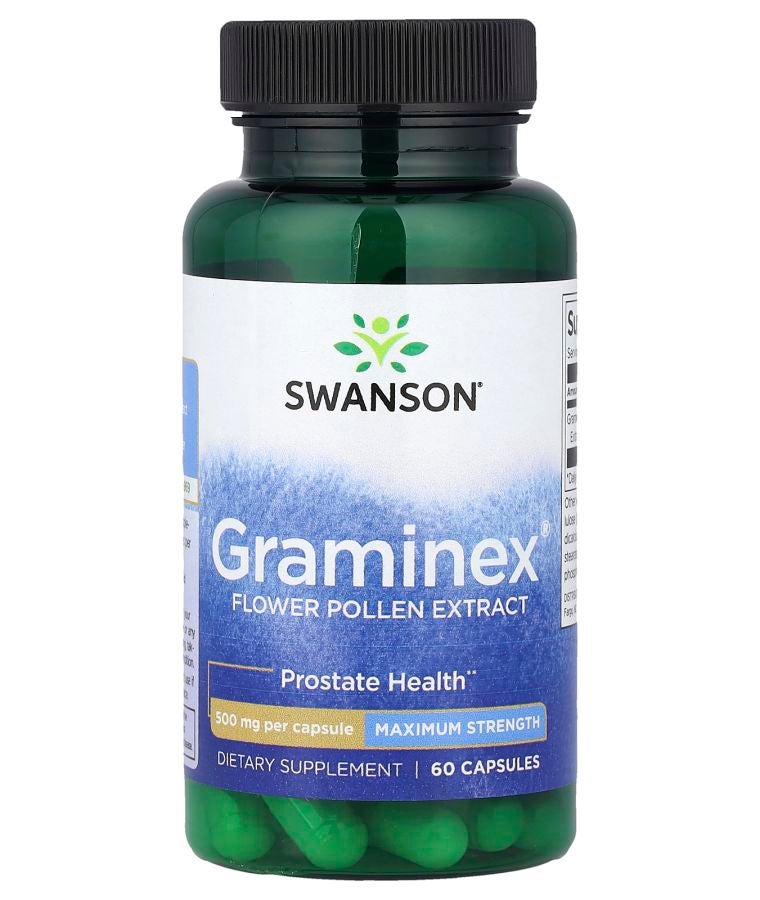 Graminex® Flower Pollen Extract Maximum Strength 500 mg 60 Capsules