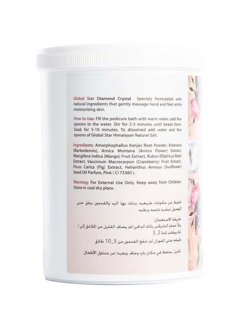 Diamond crystals rose 1 kg