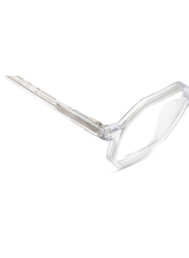 fastrack Transparent Hexagon  Rimmed Eyeglasses - Image 5