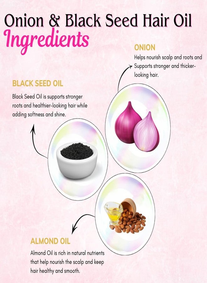 Phillauri زيت البصل للشعر الناعم، زيت للشعر للعناية بالشعر، زيت البصل لتدليك فروة الرأس، زيت لجميع أنواع الشعر - (عبوة من 3 قطع) - Image 2