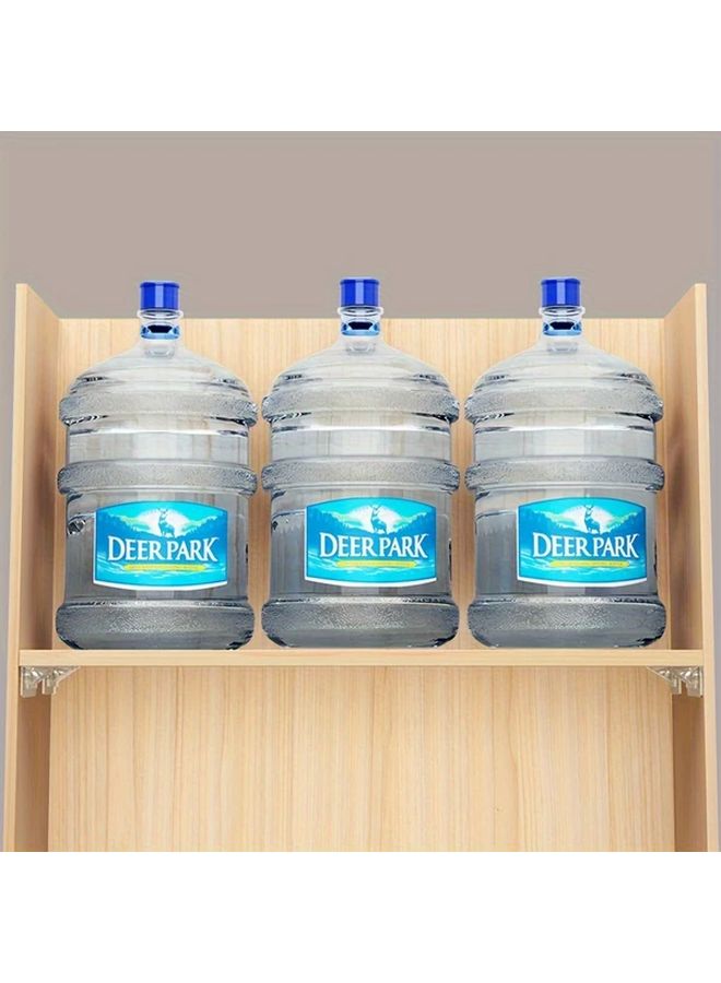 8pcs Transparent Self Adhesive Shelf Support Pegs Cabinet Book Shelves Closet Brackets Helper - Image 3