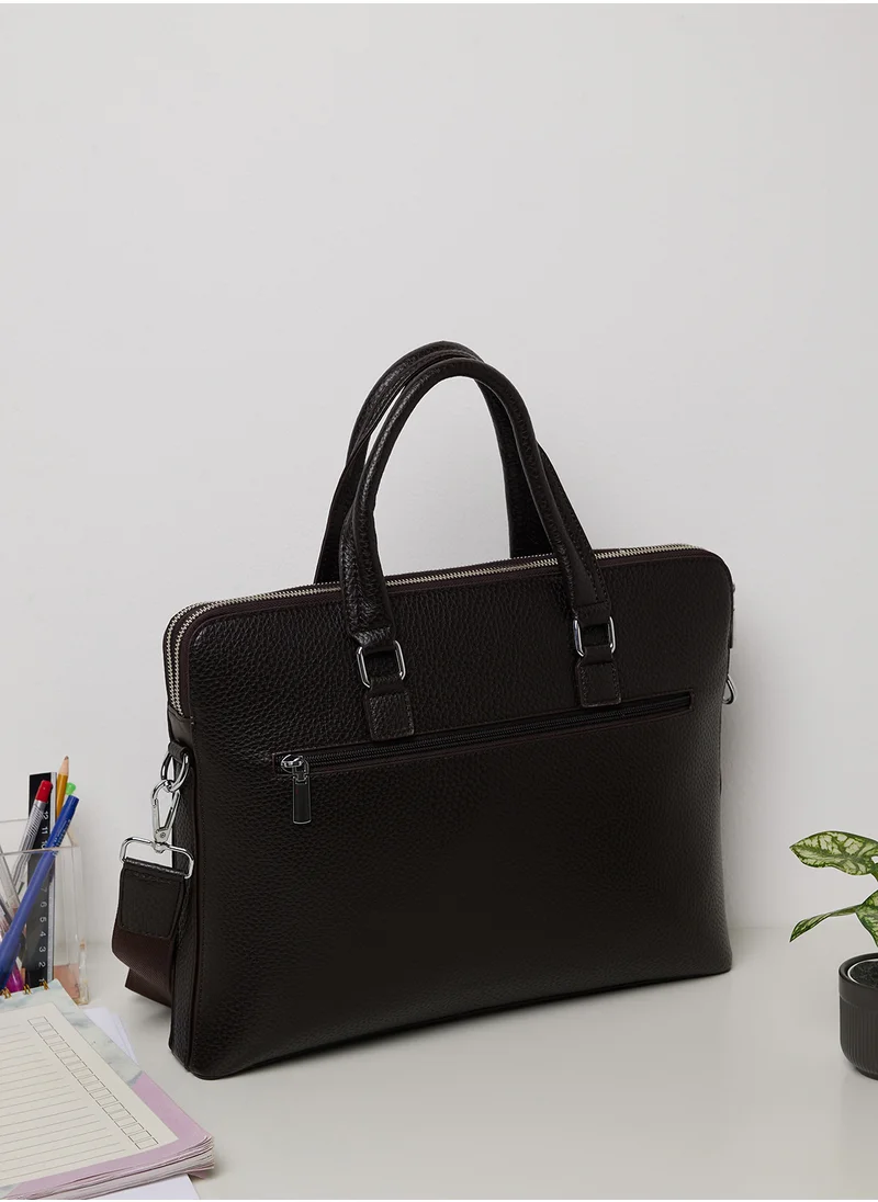 روبرت وود Grain Texture Office Laptop Bag