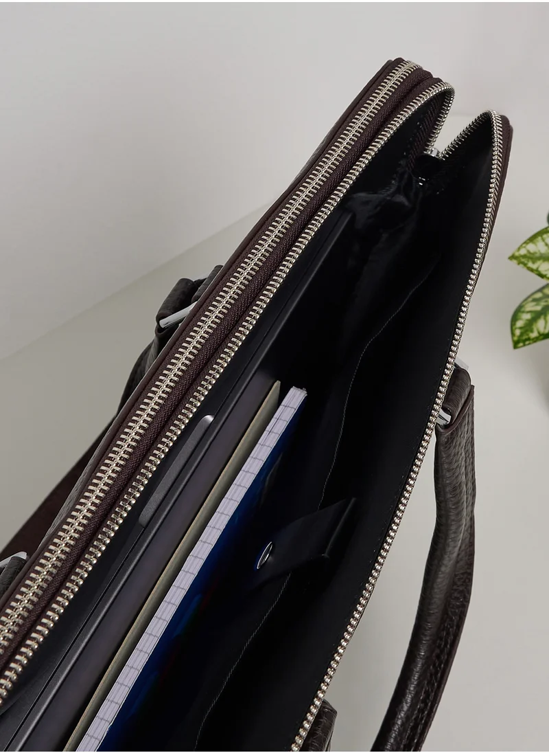 روبرت وود Grain Texture Office Laptop Bag