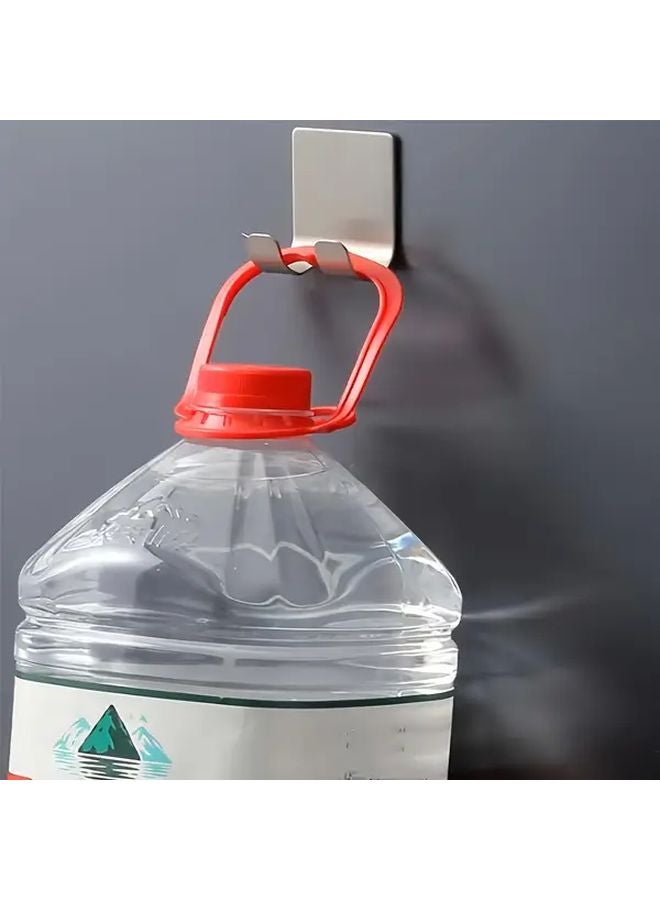 2Pcs Stainless Steel No Drill Adhesive Wall Mounted Shaver Holder Heavy Duty Suction Cup Razor Organizer - Image 5