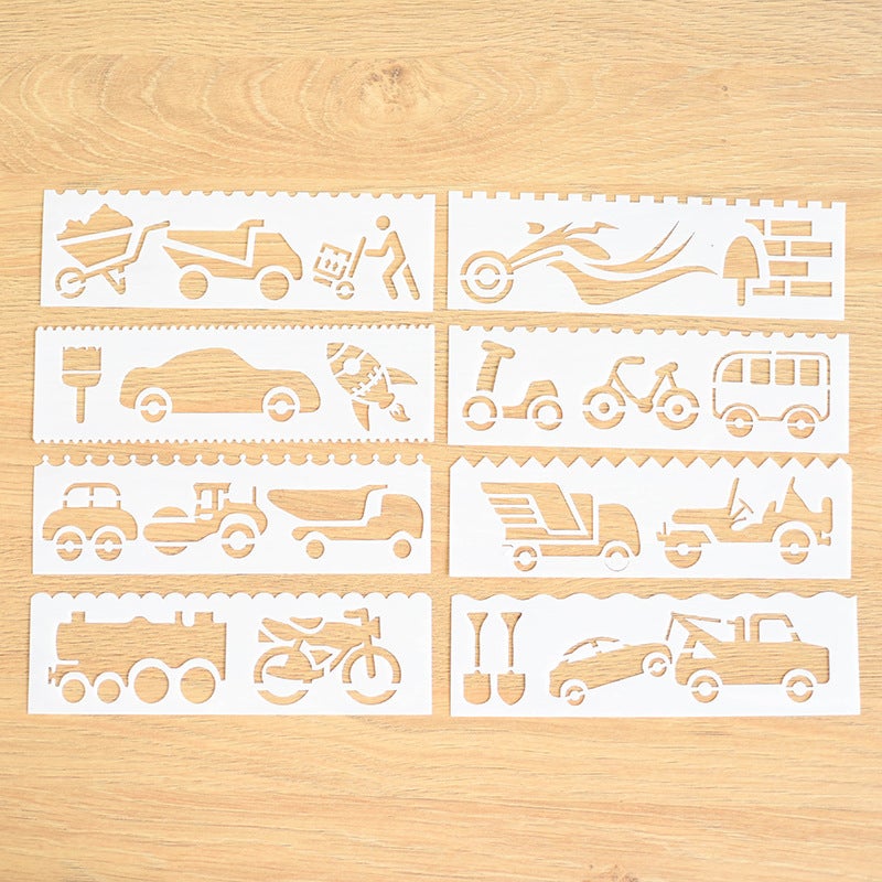Creative Cartoon Strip Series Painting Template – Multi-Functional Cut Out Album for Kids - Image 1