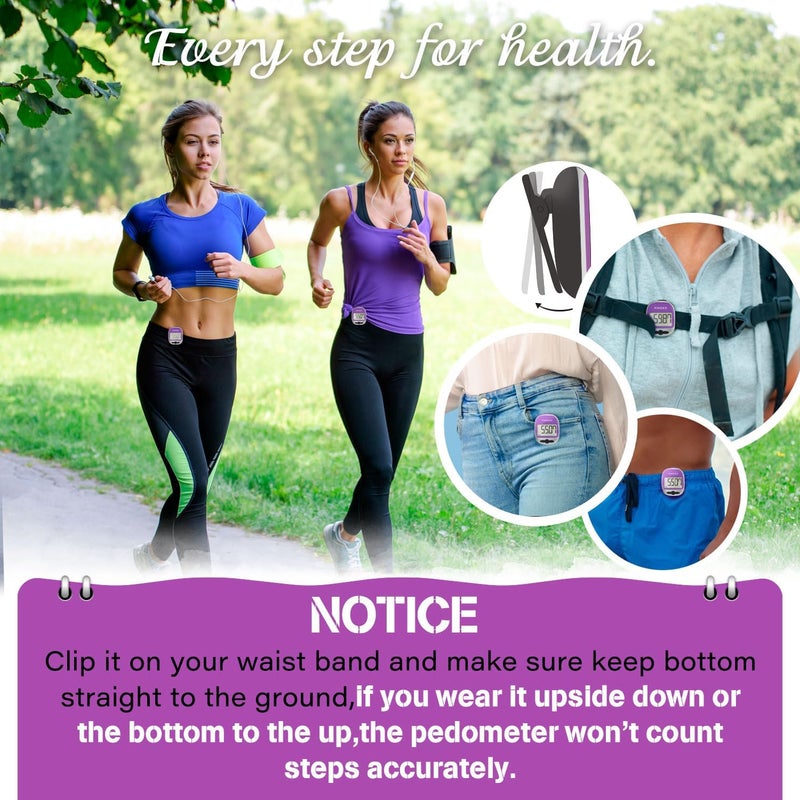 PINGKO Outdoor Multi-Function Portable Sport Pedometer Step/Distance/Calories/Counter - Image 4