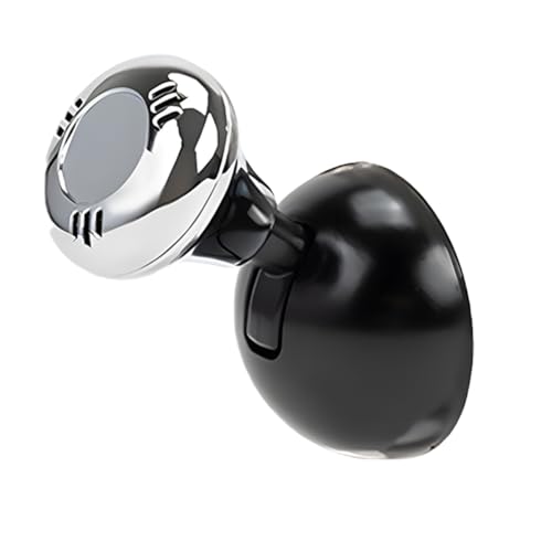 UHANBUT Car Joystick Starter Metal Vehicle Push to Start Button Rocker Auto Engine Start Stop Button Cover Cool Automotive Interior Decorative Ignition Accessory for Most Cars Silver - Image 1