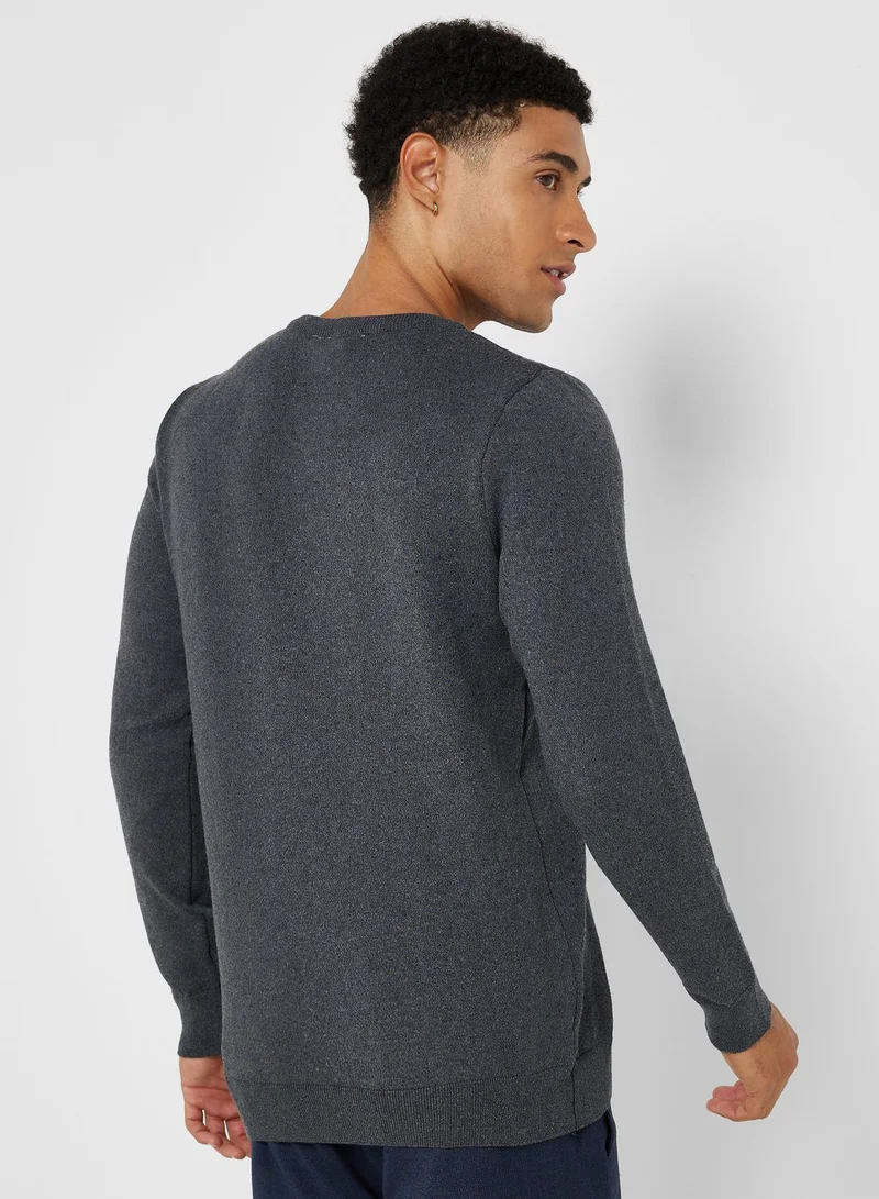 Robert Wood V Neck Sweater