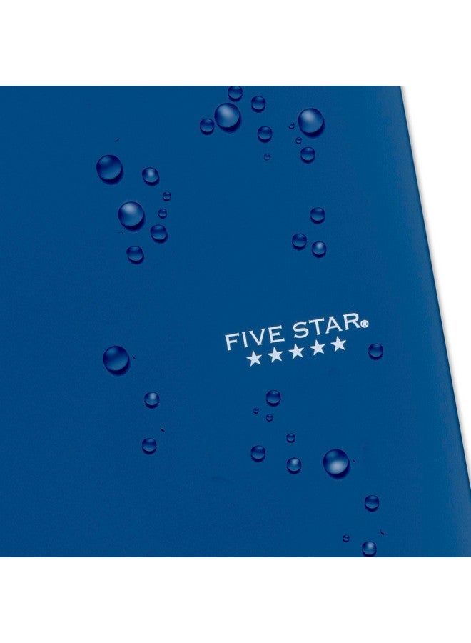 Five Star Spiral Notebook + Study App, 5 Subject, College Ruled Paper, Fights Ink Bleed, Water Resistant Cover, 8-1/2" x 11", 200 Sheets, Blue (73635) - Image 5