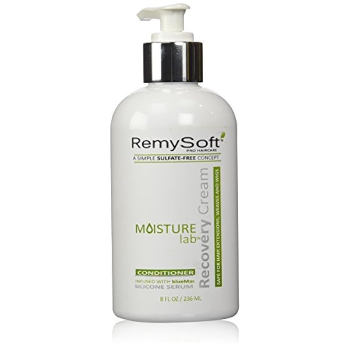 RemySoft Moisturelab Recovery Cream - Safe for Hair Extensions, Weaves and Wigs - Salon Formula Conditioner 8oz - Gentle Sulfate-free Lather - Image 1