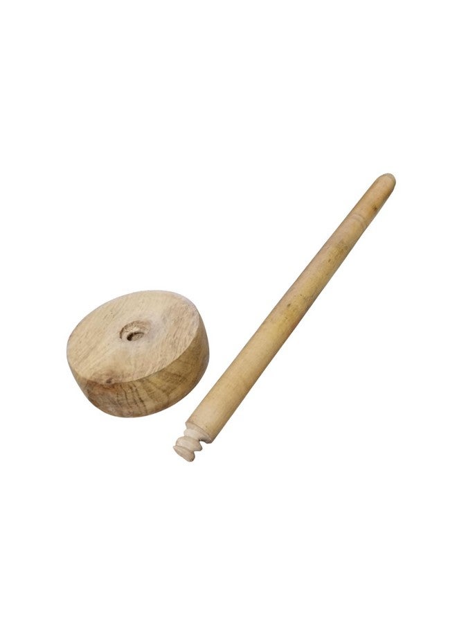 Pass Pass PASSPASS Wooden Hand Masher (Dal/Lassi Ghotni) 14.5 Inches - Image 3