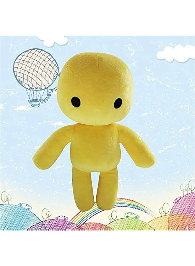 Wobbly Life Plush，Yellow Man and Octopus Character Plushies，Cartoon Game Characters Toys Gifts for Fans and Friends (Yellow Man) - Image 1