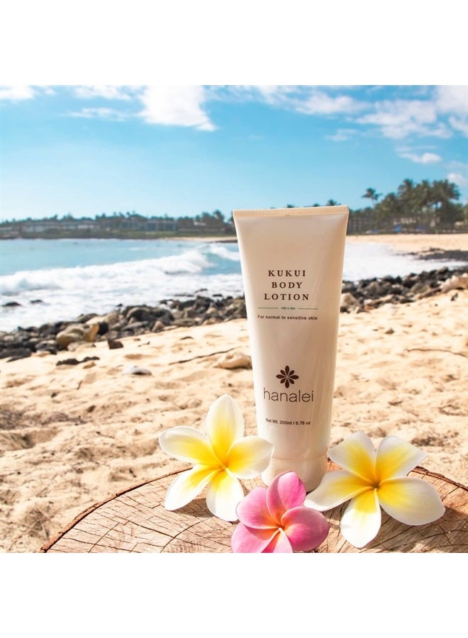 Hanalei Cruelty-Free and Paraben-Free Kukui Body Lotion by Hanalei – Dye-Free Moisturizer with Kukui Nut Oil, Shea Butter, and Jojoba Oil – Made in USA – Travel Size (80 ml) - Image 3