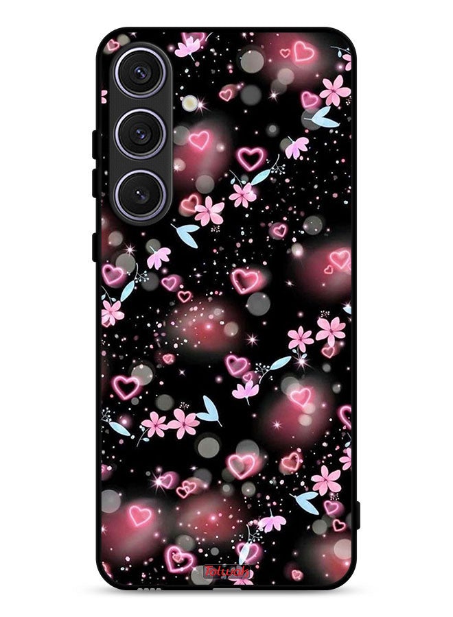 Tolwak Samsung Galaxy S25 FE Protective Case Cover Small Hearts And Flowers - Image 1