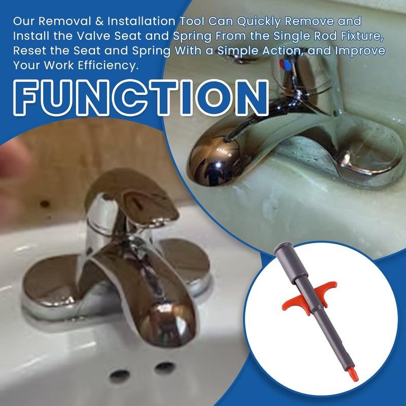 Ciuouient Seat and Spring Removal & Installation Tool Compatible with Delta Faucet (Tool for Easy Disassembly and Installation of Delta Single Handle Faucet Valve Seat and Spring) - Image 3