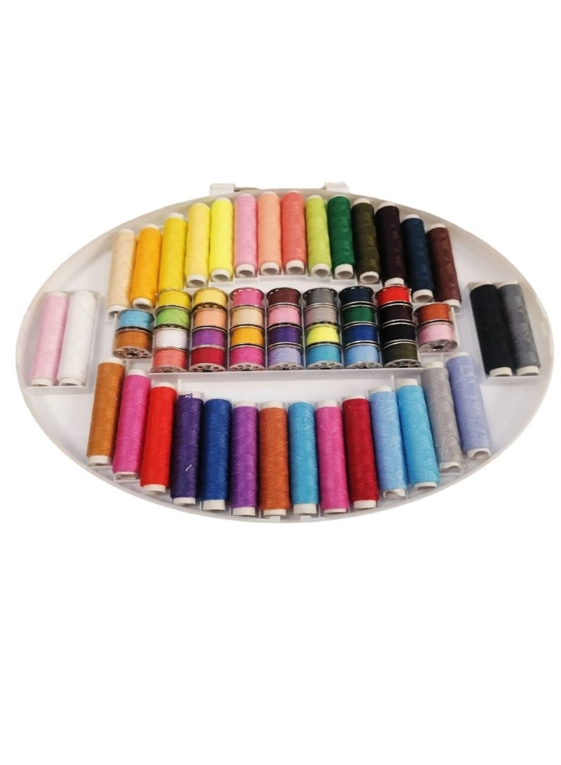 LEENO Sewing Supplies Set of 64 Pieces Multicolour - Image 1