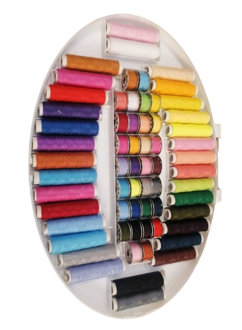 LEENO Sewing Supplies Set of 64 Pieces Multicolour - Image 2