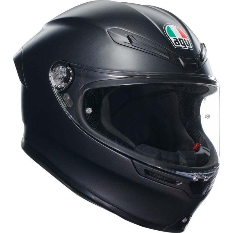 AGV K6 S Solid Motorcycle Helmet Matte Black XS - Image 4