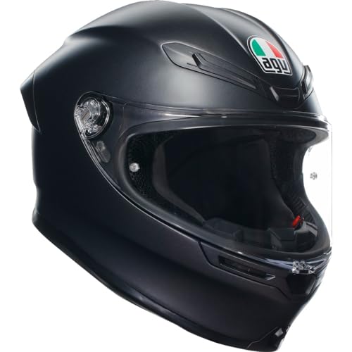 AGV K6 S Solid Motorcycle Helmet Matte Black XS - Image 1