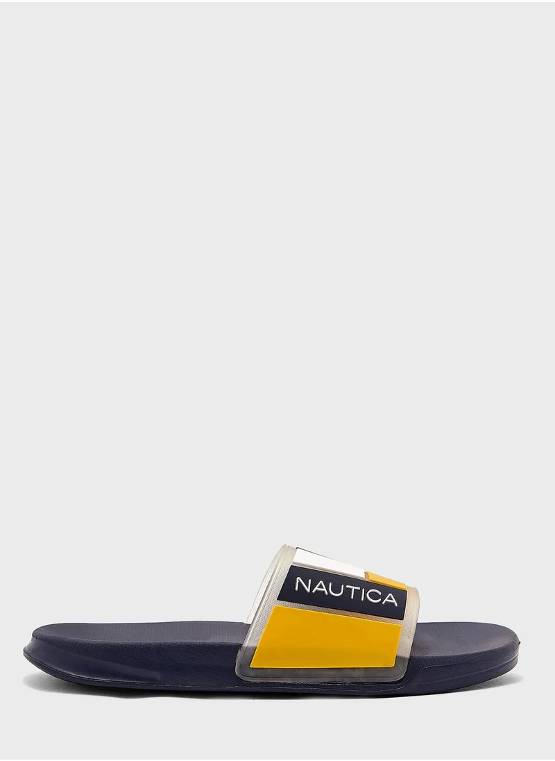 NAUTICA Bower Clear Logo Slides