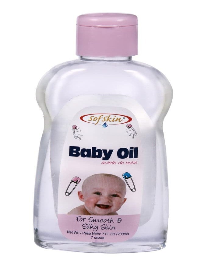SOFSKIN (American Brand) Baby Oil, Perfumed, 100% Pure & Safe, pH 5.5 No Skin Allergy - 350 ML. See Our Videos. (Note: Due to Iran-US war, Price and Availability May Vary.) - Image 1