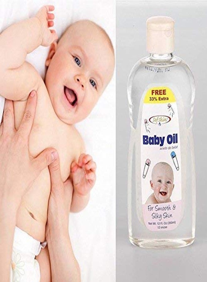 SOFSKIN (American Brand) Baby Oil, Perfumed, 100% Pure & Safe, pH 5.5 No Skin Allergy - 350 ML. See Our Videos. (Note: Due to Iran-US war, Price and Availability May Vary.) - Image 3