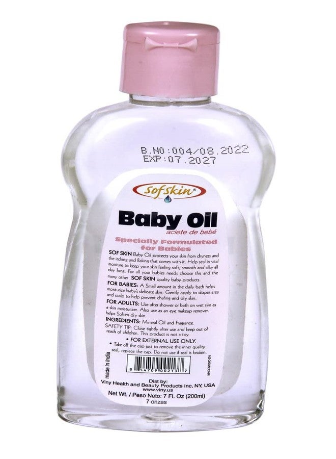 SOFSKIN (American Brand) Baby Oil, Perfumed, 100% Pure & Safe, pH 5.5 No Skin Allergy - 350 ML. See Our Videos. (Note: Due to Iran-US war, Price and Availability May Vary.) - Image 2
