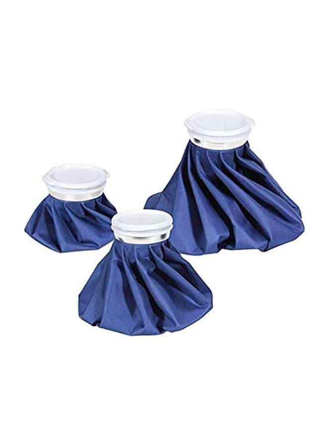 DUNISO 3 Pcs Ice Bag Packs, Reusable Ice Bag Hot Water Bag，Waterproof, Leak Proof, Durable，for Injuries, Hot & Cold Therapy and Pain Relief, 3 Sizes, Large (11"), Medium (9"), Small (6") - Image 4