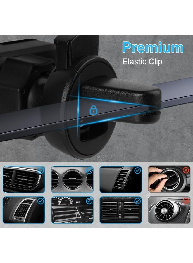 Phone Mount Holder for Car Vent, Upgrade Gravity Car Phone Holder Mount, Never Blocking Air Vent Clip Cell Phone Holder - Image 4