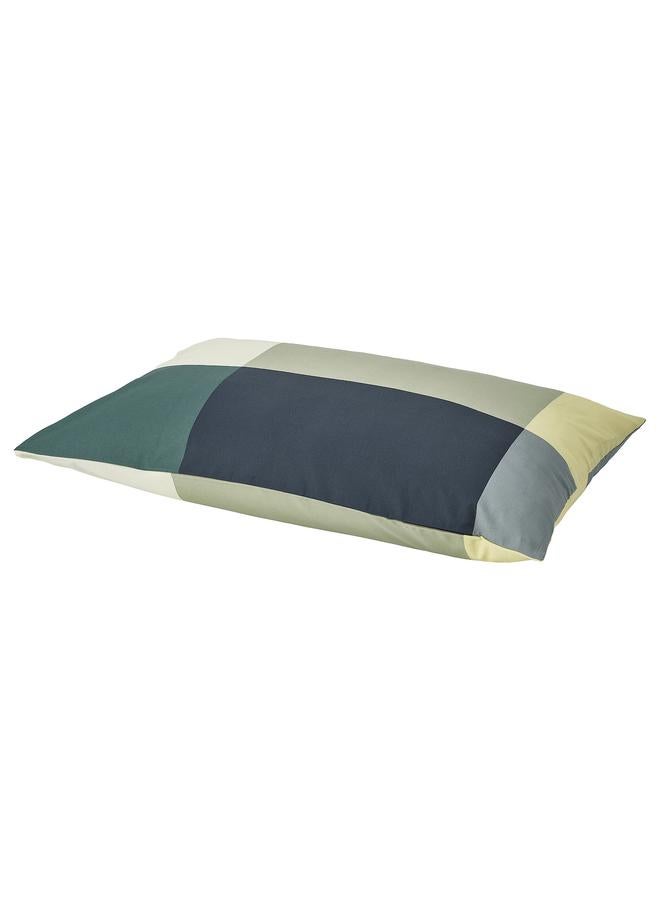 Zaboon Pillowcase, green/multicolour, 50x80 cm - Image 1
