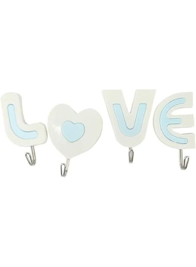 شماعة شكل love تحتوى على ٤ هوك - Image 5