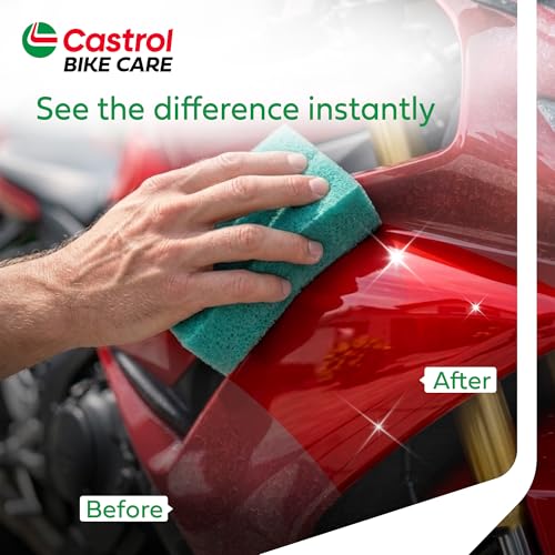 Castrol Shiner Sponge | Freshness of Lemon | Pack of 10 | Enhanced Shine for Cars and Bikes - Image 4