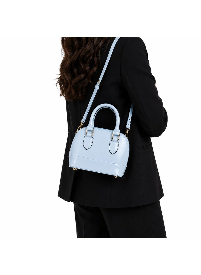 Elegant Women's Top Handle Handbag with Adjustable & Detachable Shoulder Strap - Image 1