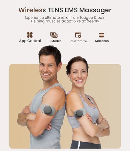 Mooyee Wireless TENS Unit for Pain Relief 18 Modes App Control Tens Machine Deep Tissue Muscle Stimulator for Pain Soreness Muscle Relief Ideal for Back Neck Shoulders Arms Legs - Image 5