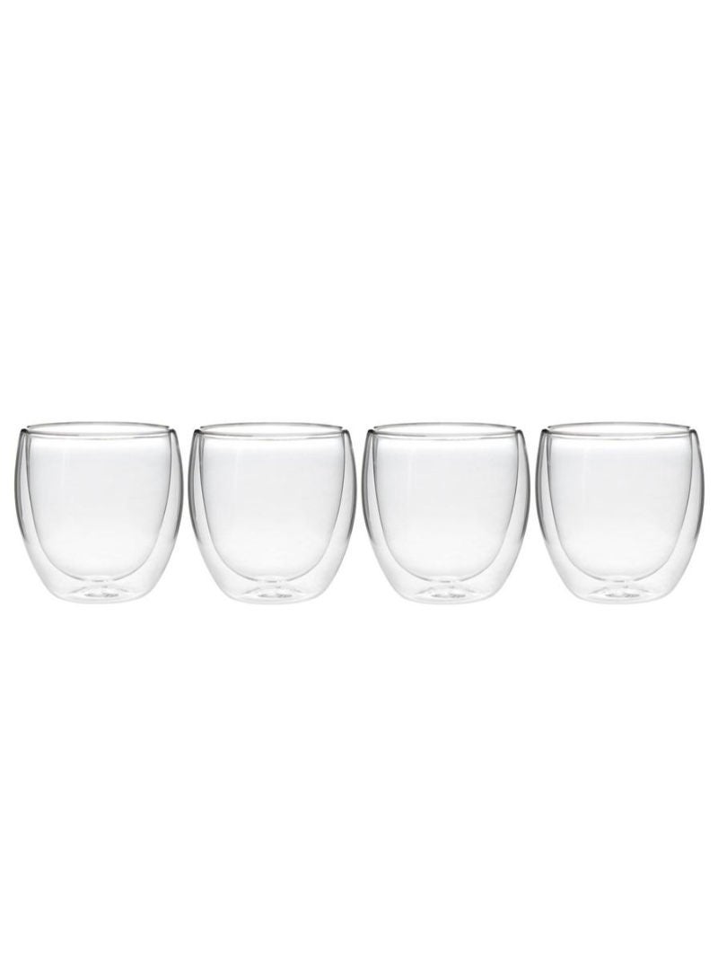 ACE Double Wall Glass 250ml 4Pcs
