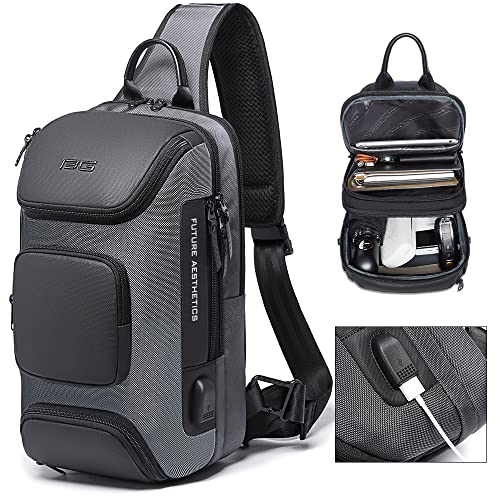 BANGE Sling Bag, Waterproof Shoulder Bag for Men, Casual Sports Sling Bag, Every Day Bag for Men… - Image 4