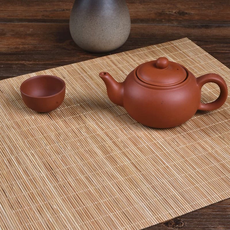 homeemoh Bamboo Table Runner Mat 7.87" x 39.37", Heat Resistant Placemats Sushi Rolling Mat for Dining Tables and Kitchen - Image 4