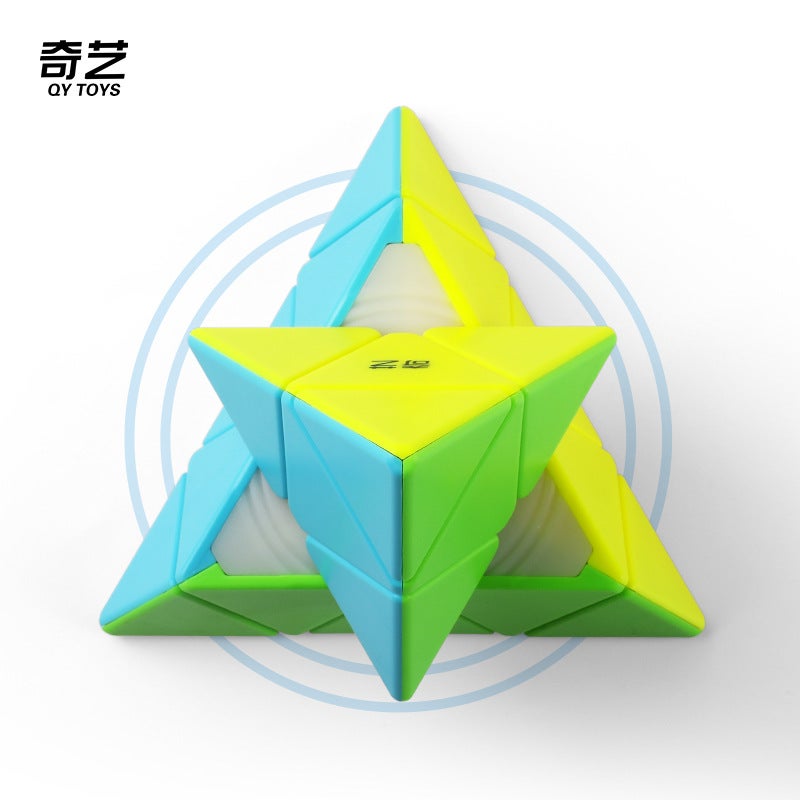 Qiyi Qiming S2S3 Solid Color Third-Order Pyramid Rubik'S Cube Suitable For Beginners, Entry-Level Kidsren'S Educational Toys - Image 4