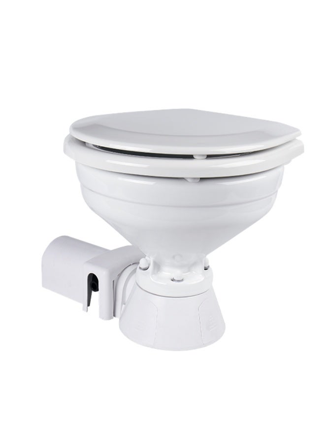 SEAFLO Electric Marine Toilet 12V 24V Compact Self Priming Ceramic Boat Toilet - Image 3