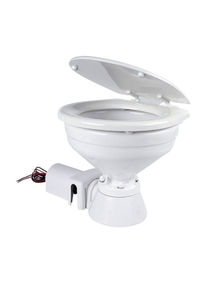 SEAFLO Electric Marine Toilet 12V 24V Compact Self Priming Ceramic Boat Toilet - Image 2