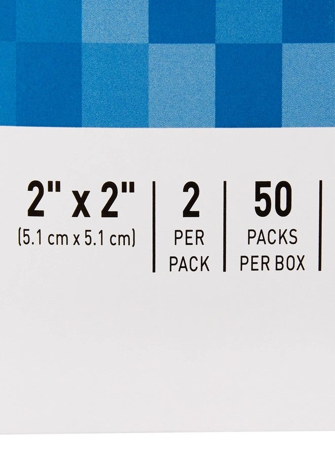 McKesson Non-Woven Sponges, Sterile, 4-Ply, Polyester/Rayon, 2 in x 2 in, 2 per Pack, 50 Packs, 100 Total - Image 3