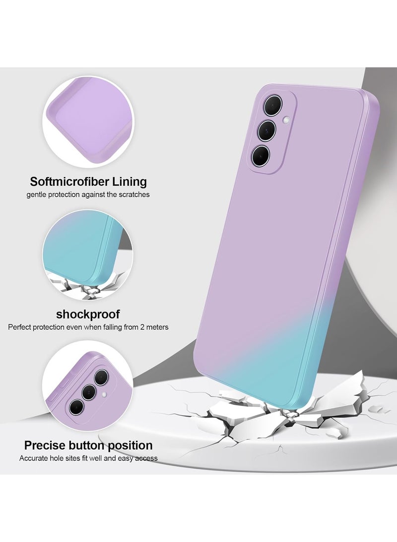 Denx Silicone Case for Samsung Galaxy A35, Soft Silicone Slim Case Light weight, Shockproof Cover, Anti fingerprint Case, Designed For Samsung Galaxy A35 (Light Purple) - Image 5